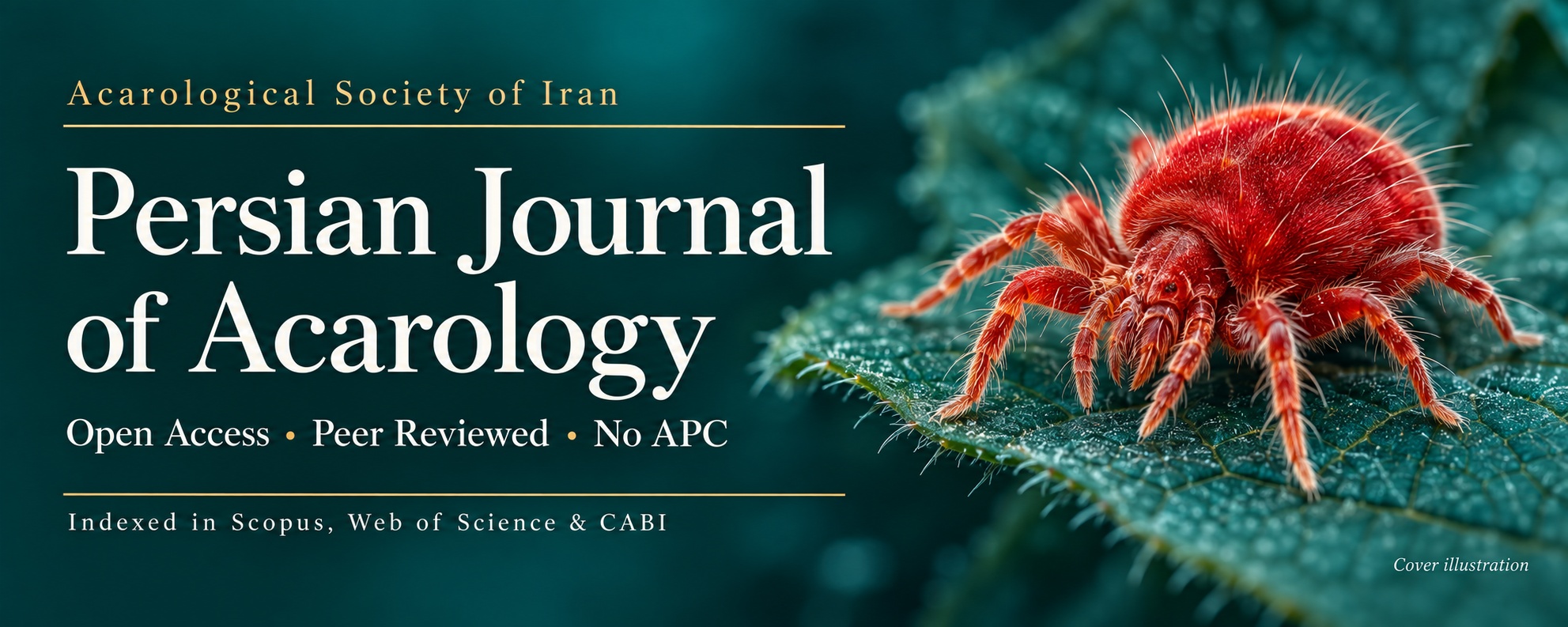 Persian Journal of Acarology banner
